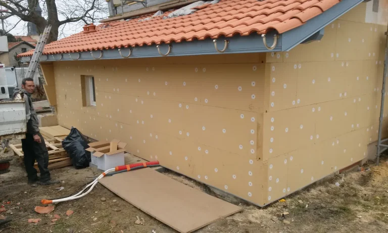 Isolation par l&rsquo;extérieur en fibre de bois